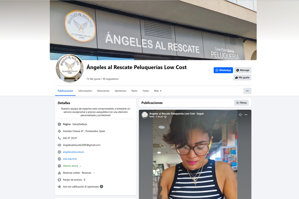 Facebook de Ángeles al Rescate